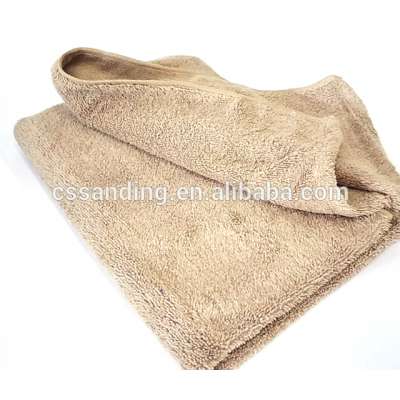 Microfiber Dog Plush Bath Drying Towel, Dog Hooded Towel